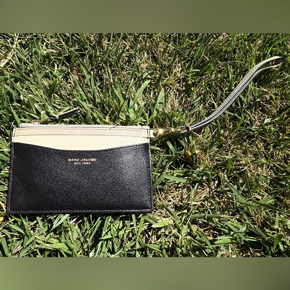 Marc Jacobs Two-Tone Leather Wristlet